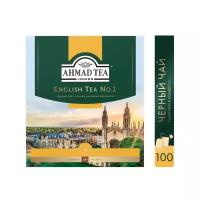 Чай "Ahmad Tea", Английский чай No.1, черный, пакетики с ярлычками, 100х2г