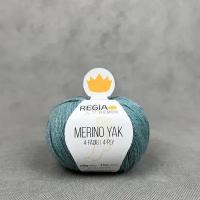 Пряжа MERINO YAK Schachenmayr REGIA PREMIUM, 100 гр/400 м, цвет 07518 бирюзовый (mineral blue meliert)