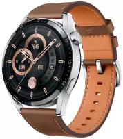 Смарт-часы HUAWEI GT 3 JPT-B19 Stainless Steel / Brown Leather