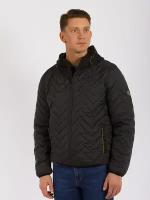 Куртка DAIROS 045-14-133 черный, салатовый, размер 2XL