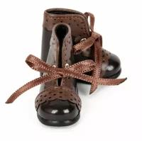Закрытые ботиночки коричневые для кукол БЖД Luts (Латс) 26 см