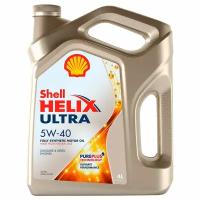 Моторное масло SHELL HELIX ULTRA 5W40 4L (арт. 550046361) SHL-5W40SU-4L