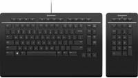 Клавиатура проводная 3Dconnexion Keyboard Pro with Numpad USB черный