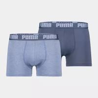 Трусы PUMA Basic Boxer 2P denim, 2 шт., размер XL, синий