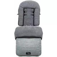 Теплый конверт в прогулочную коляску Valco Baby Snug цвет: Grey Marle