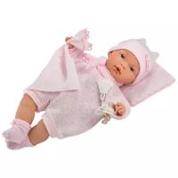 Интерактивная кукла Llorens Жоель в розовом 38 см L 38940