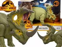 Фигурка динозавра с движением и звуком Jurassic World Roar Strikers Sinoceratops HDX43