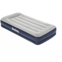 Надувная кровать Bestway Tritech Airbed Twin 67723, 191х97 см, серый/синий