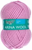 Пряжа Семеновская Arina Wool (Арина ЧШ) астра_v2 (90220), 95%шерсть/5%акрил, 123м, 100г, 1шт