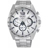 Часы японские наручные мужские кварцевые на браслете Seiko SSB343P1*8T63