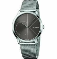 Наручные часы CALVIN KLEIN Minimal K3M21123, серебряный, серый