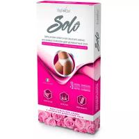 ItalWax Восковые полоски Solo для деликатных зон с ароматом дамасской розы