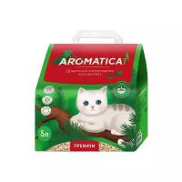 AromatiCat Древесный комкующийся наполнитель Premium 5л 2 кг 34401 (2 шт)