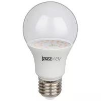 Лампа светодиодная LED 9Вт A60 Е27 CLEAR ( для растений) Jazzway