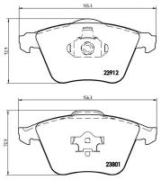 Колодки торм. для а/м Volvo S40 (04-)/V40 (12-) диск. перед. R17 (PF 4371)