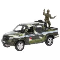 Внедорожник ТЕХНОПАРК UAZ Камуфляж PICKUP-12MIL-SOL 1:32, 12 см, камуфляж