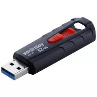 Флешка SmartBuy Iron USB 3.0 32 ГБ, 1 шт., черно-красный