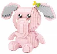 Конструктор LOZ Розовый слон 890 деталей NO. 9226 Pink elephant iBlockFun Series