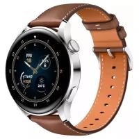 Умные часы Huawei Watch 3 Galileo-L21E Steele-Brown Leather Strap 55026813