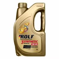 Масло моторное Rolf 3-Synthetic 5W40 A3/B4 синтетика (4 л)