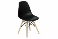 Стул обеденный TETCHAIR Secret De Maison CINDY (EAMES) (mod. 001), дерево береза/металл/сиденье пластик, черный/black (4шт/уп)