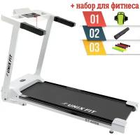 Беговая дорожка UNIXFIT ST-440N White + набор для фитнеса