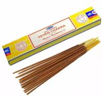 Благовоние Седьмая чакра (Seven Chakra incense sticks) Satya | Сатья 15г