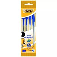 BIC Набор шариковых ручек Cristal Original, 0.32 мм (8308601/8308591), 8308601, 4 шт