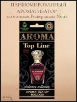 Ароматизатор картонный для автомобиля с ароматом селективного парфюма Jo Malone - Pomegranate Noire