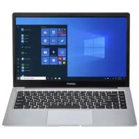 14.1" Ноутбук Prestigio SmartBook 133 C4 (1366x768, AMD A4 1.5 ГГц, RAM 4 ГБ, eMMC 64 ГБ, Win10 Pro), PSB133C04CGP_MG_CIS, серебристый