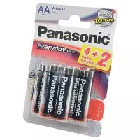 Батарейка Panasonic Everyday Power AA/LR6, в упаковке: 6 шт