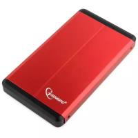 Внешний корпус для HDD 2.5" GEMBIRD EE2-U3S-2-R, металл, красный, USB 3.0