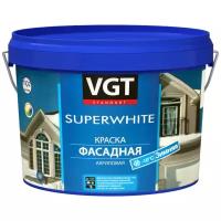 Краска VGT фасадная зимняя супербелая 3 кг