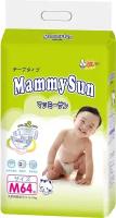 Подгузники MammySun 6-11 кг (64шт) M / для детей / МаммиСан