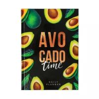 Ежедневник ArtFox "Avocado time" 4991896 недатированный, А5, 160 листов, черный/желтый