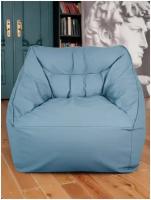 Кресло "Квадро-1" 3XL голубая экокожа O36 (UmLoft)