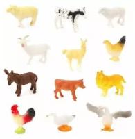 Игровой набор домашних животных Farm animal, 8-12 см, 12 шт Shantou Gepai A012