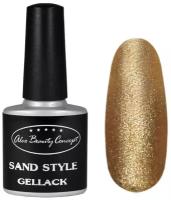 Alex Beauty Concept гель-лак для ногтей Sand Style, 7.5 мл, золотой