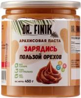 Арахисовая паста "DR. FINIK" 450 гр. без сахара