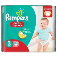 Pampers трусики Pants 3 (6-11 кг), 26 шт