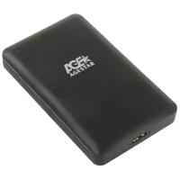 USB 3.0 Внешний корпус 2.5" SATAIII HDD/SSD AgeStar 3UBCP3 (BLACK)