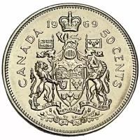 Канада 50 центов 1969 г
