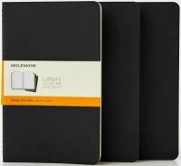 Блокнот Moleskine CAHIER JOURNAL QP316 13х21 см обложка картон 80стр. в линейку, черный (3шт)