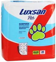 Подстилки Luxsan Premium для животных с рисунком 60х90 см 20 шт