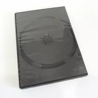 Футляр коробка для 2 DVD дисков DVD BOX, 14 мм, черный, 10 штук