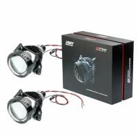 Светодиодная линза Optima Premium Bi-LED Lens, SRT Double Chip 3.0", 5500К, 24V Комплект 2 шт
