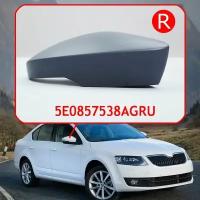 Накладка зеркала правого для Шкода Октавия А7, кожух зеркала Skoda Octavia A7 (2013-2020) под повторитель 5E0857538AGRU