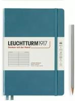 Записная книжка Leuchtturm Rising Colours, в линейку, голубой камень, 251 страница, твердая обложка, А5