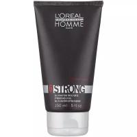 L'Oreal Professionnel гель для укладки Homme Strong, экстрасильная фиксация