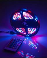 Светодиодная лента LED rgb диодная подсветка 5м многоцветная